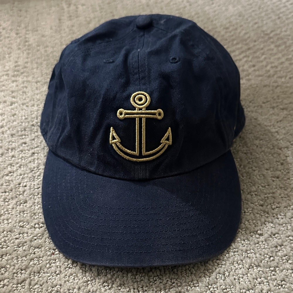 ‘47 Brand Navy Cap with Gold Anchor Embroidery